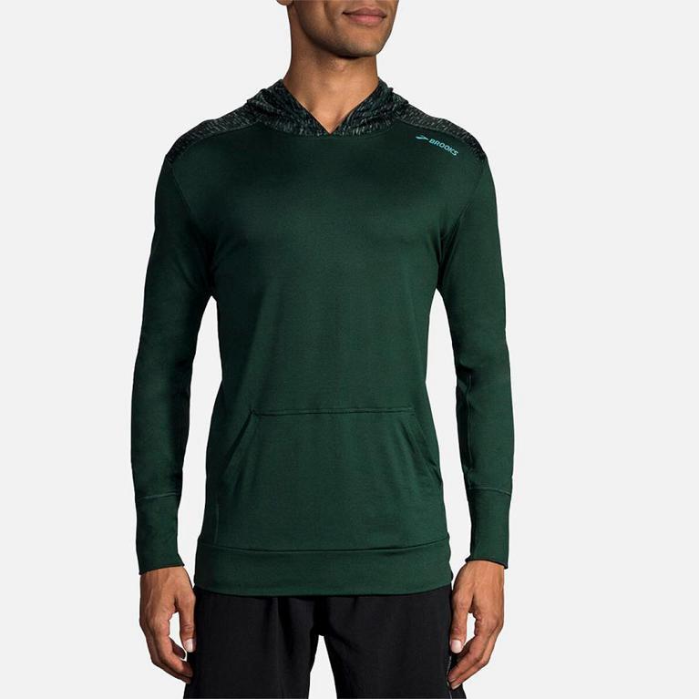 Brooks Dash Running Jackets - Men's - Green (15037-DZWG)